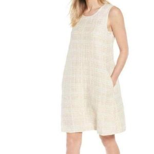 Eileen Fisher Natural Jacquard Dress